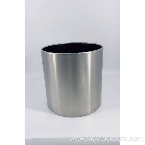 Stainless Steel Cylindrical Flower Pot